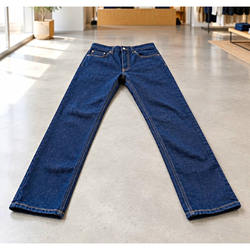 Levi's Men's Slim Fit Jeans Blue Dark Wash Denim Zip Fly Low Rise 5-Pocket
